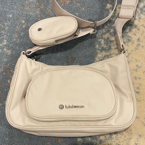 Lululemon Crossbody With Nano Pouch 2L In White Opal